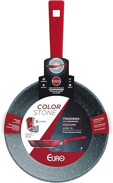 Frigideira Euro Home Color Stone Volcano