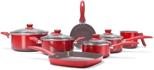 Jogo de Panelas Brinox Ceramic Life Easy 7 Peças